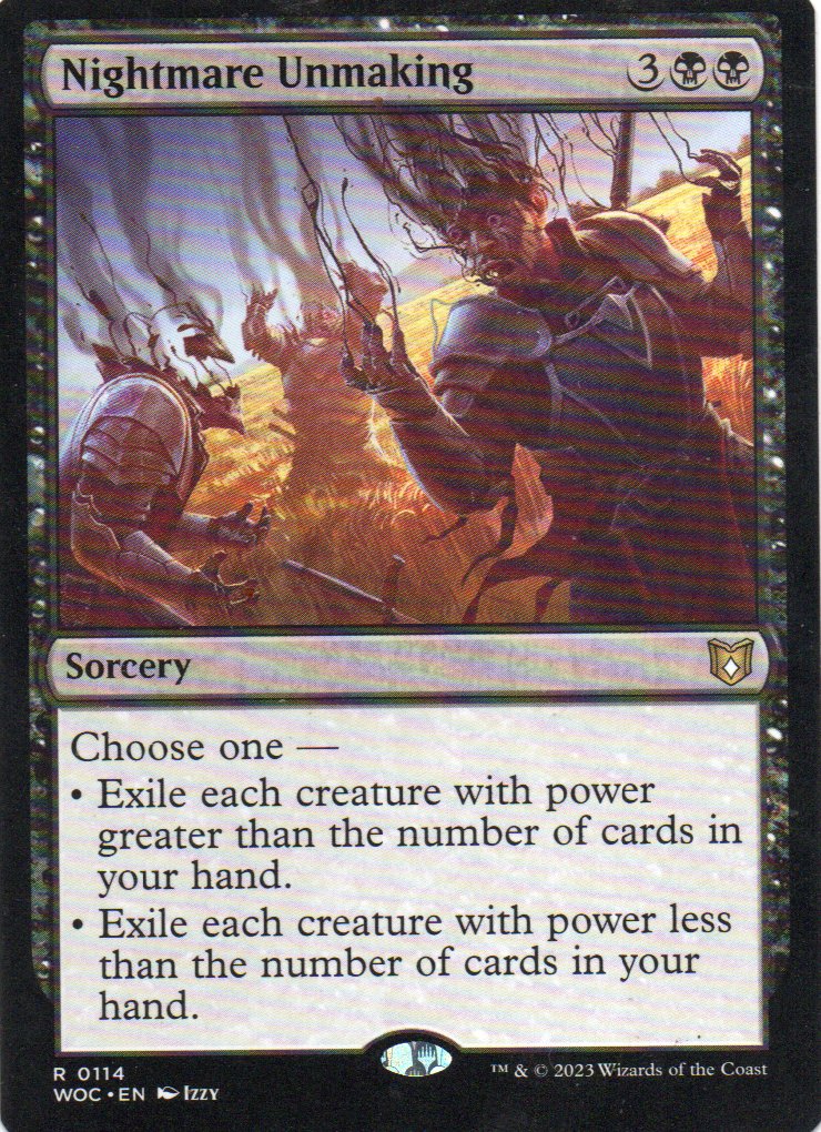 Nightmare Unmaking WOC 114 Rare