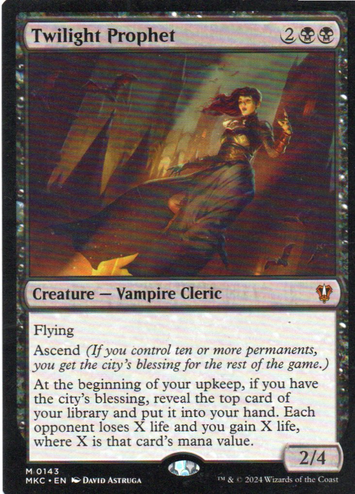 Twilight Prophet MKC 143 Mythic rare