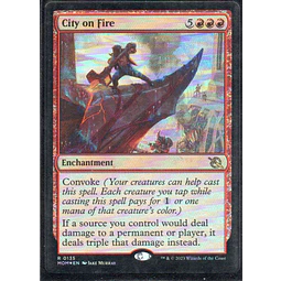 City on Fire MOM 135 Rare Foil