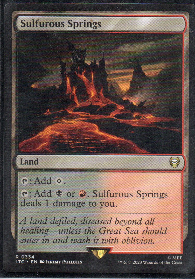 Sulfurous Springs LTC 334 Rare