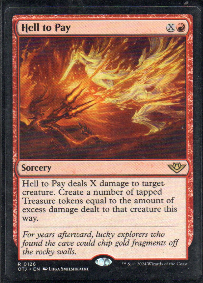 Hell to Pay OTJ 126 Rare