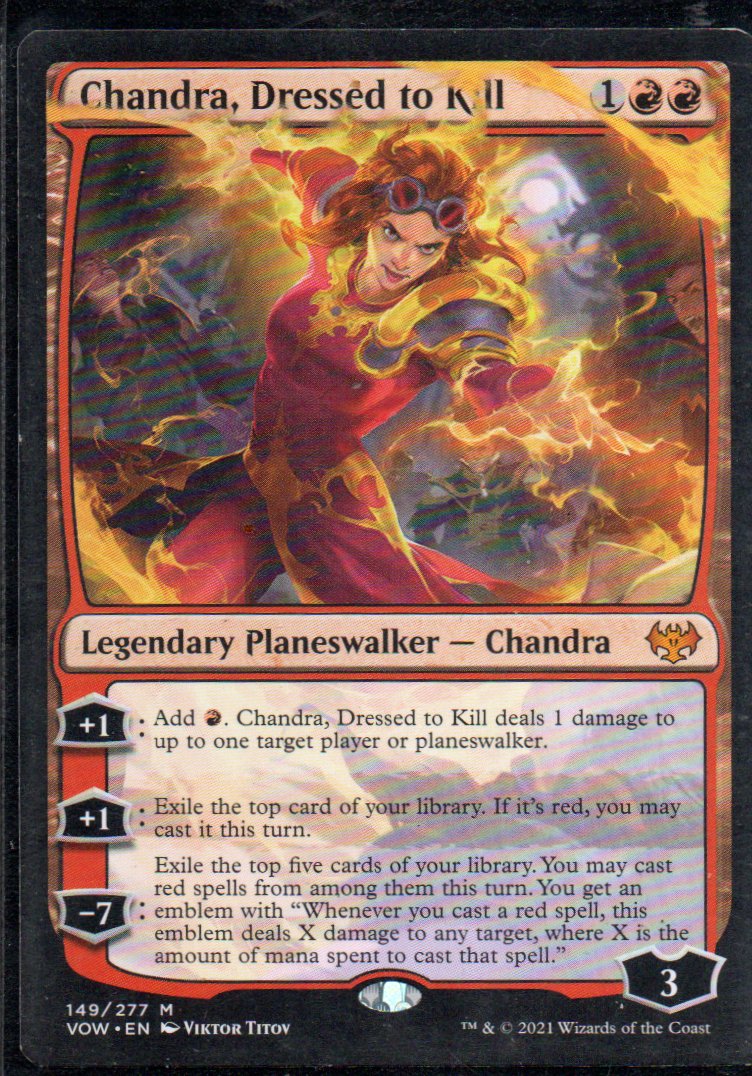 Chandra, Dressed to Kill VOW 149 Mythic rare