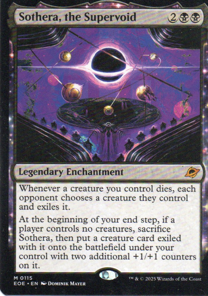 Sothera, the Supervoid EOE 115 Mythic rare