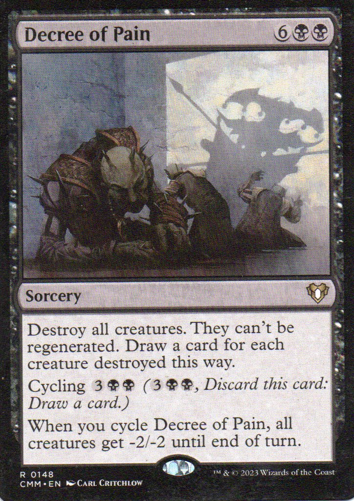 Decree of Pain CMM 148 Rare
