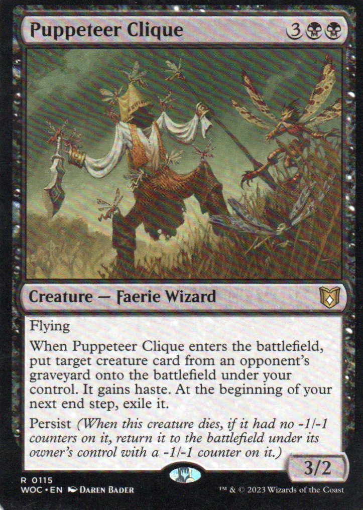 Puppeteer Clique WOC 115 Rare