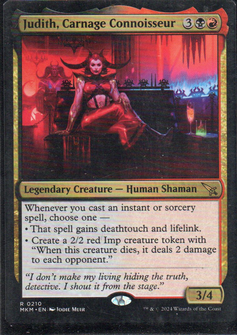 Judith, Carnage Connoisseur MKM 210 Rare