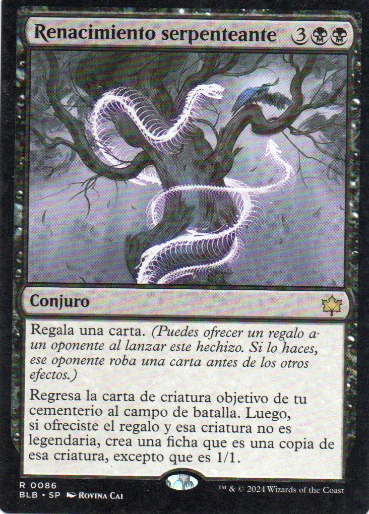 Renacimiento Serpenteante BLB 086 Rare