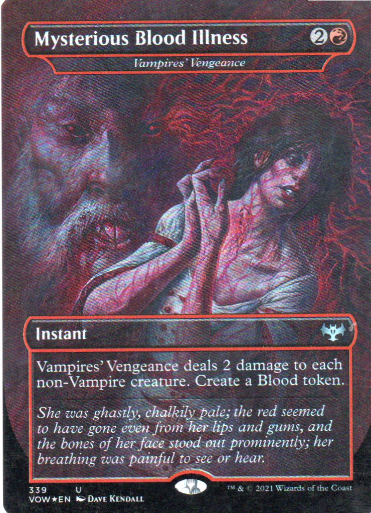 Mysterious Blood Illness VOW 339 Uncommun Foil