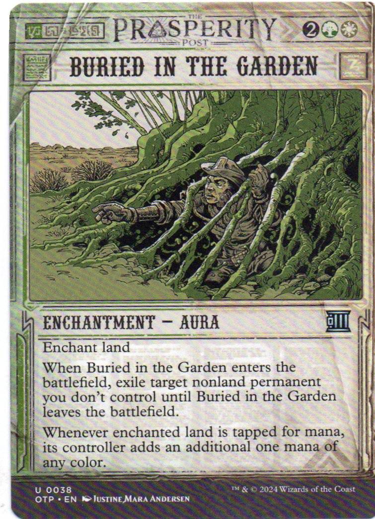 Buried in the Garden OTP 038 Uncommun