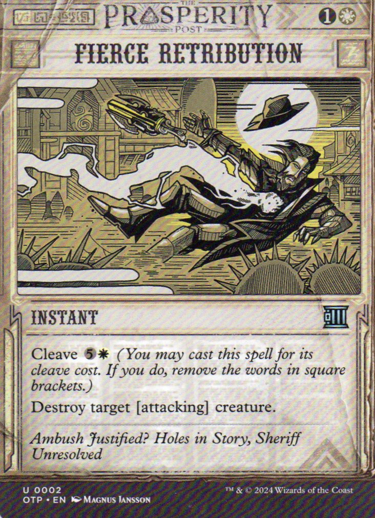 Fierce Retribution OTP 002 Uncommun