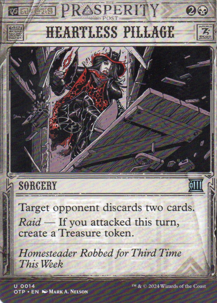 Heartless Pillage OTP 014 Uncommun