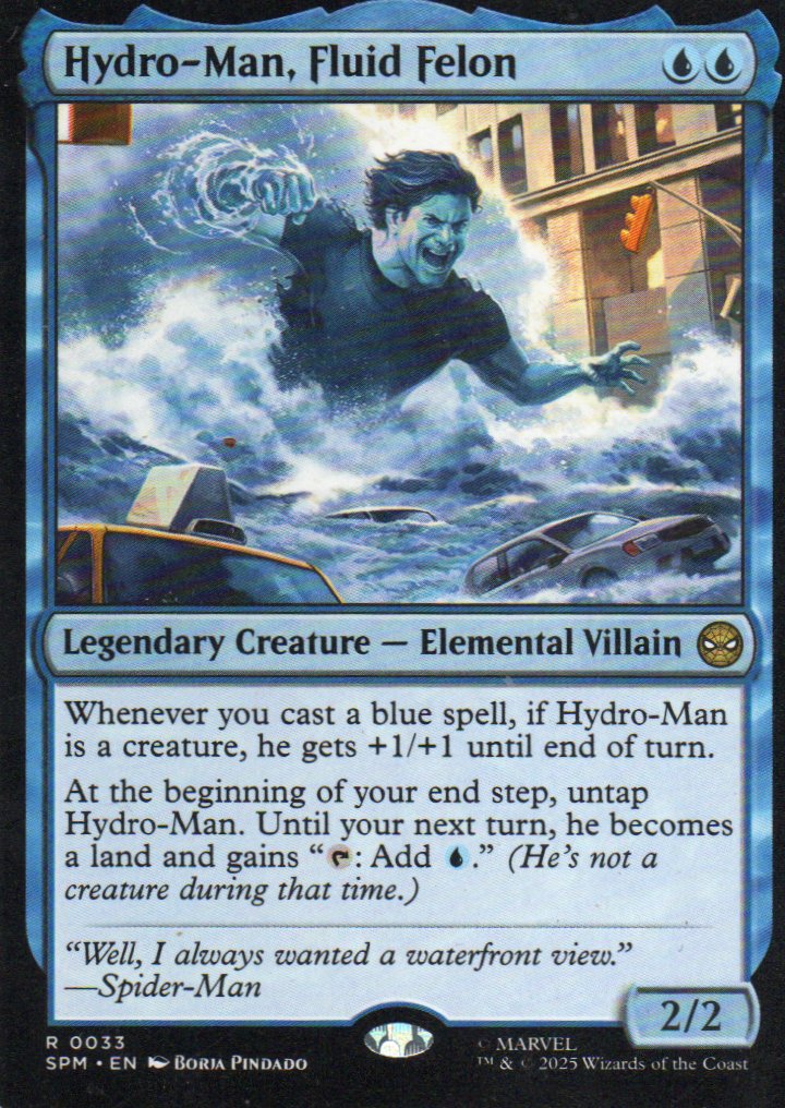 Hydro-Man, Fluid Felon SPM 033 Rare