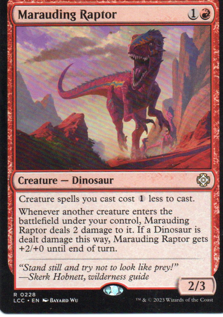 Marauding Raptor LCC 228 Rare
