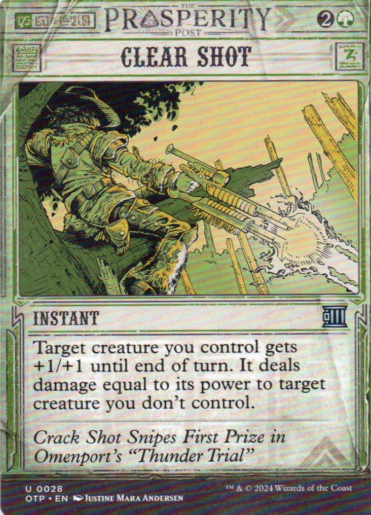 Clear Shot OTP 028 Uncommun
