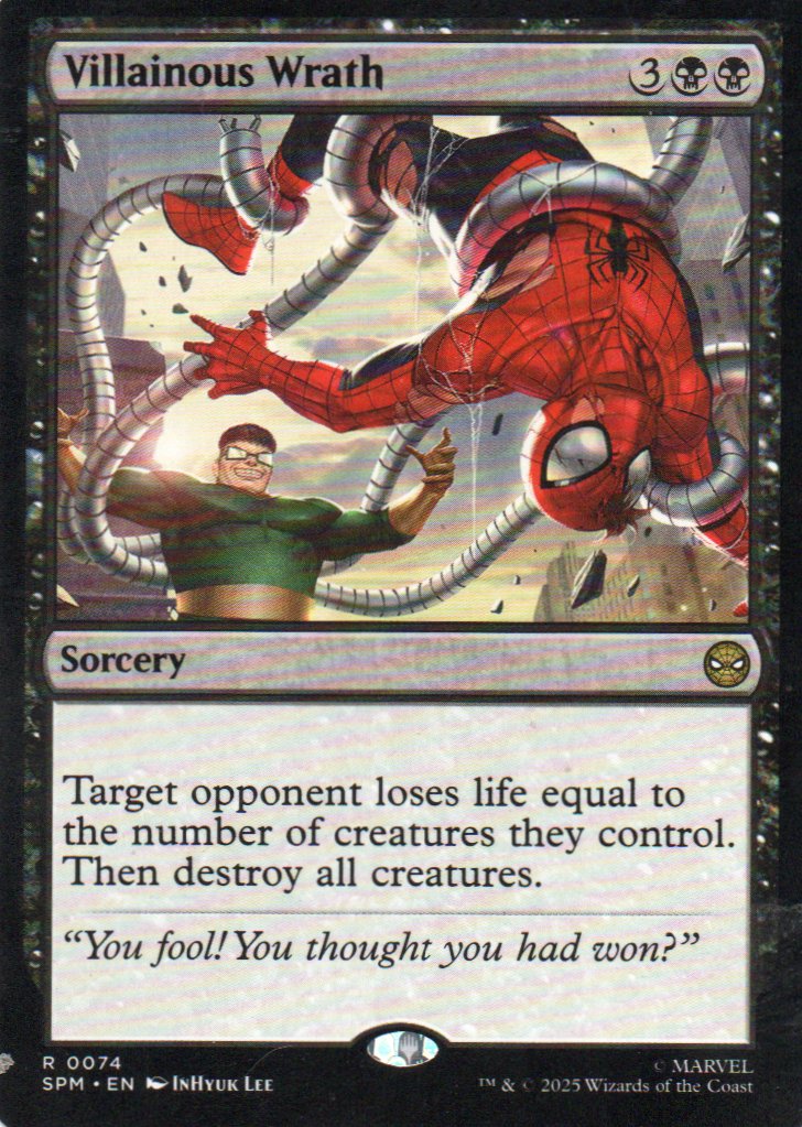 Villainous Wrath SPM 074 Rare