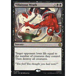 Villainous Wrath SPM 074 Rare