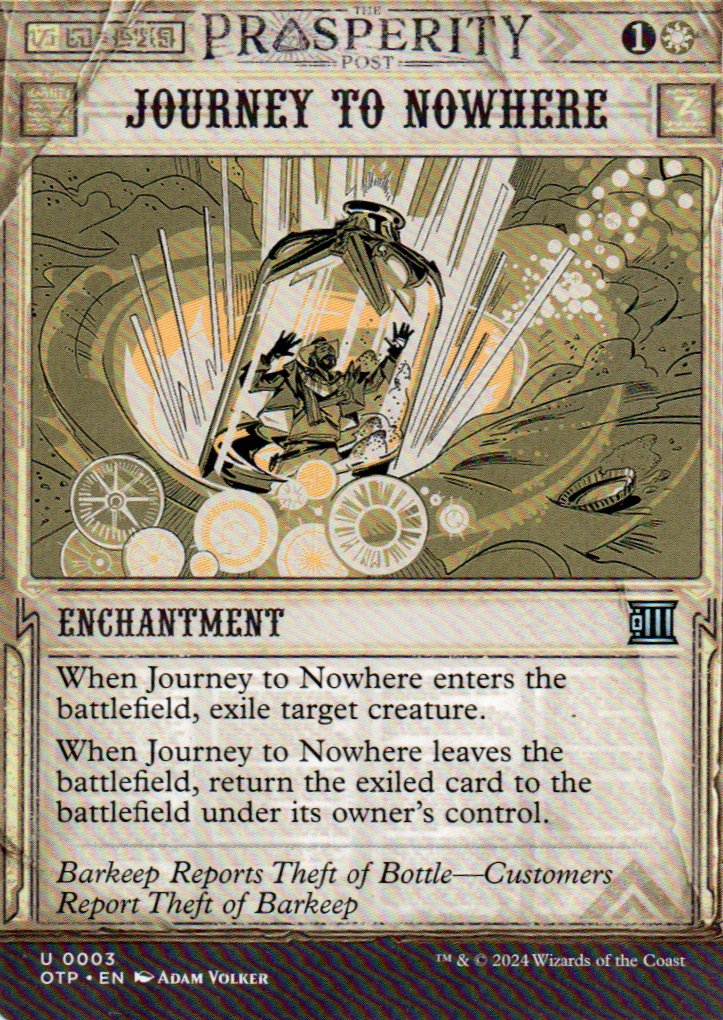 Journey to Nowhere OTP 003 Uncommun