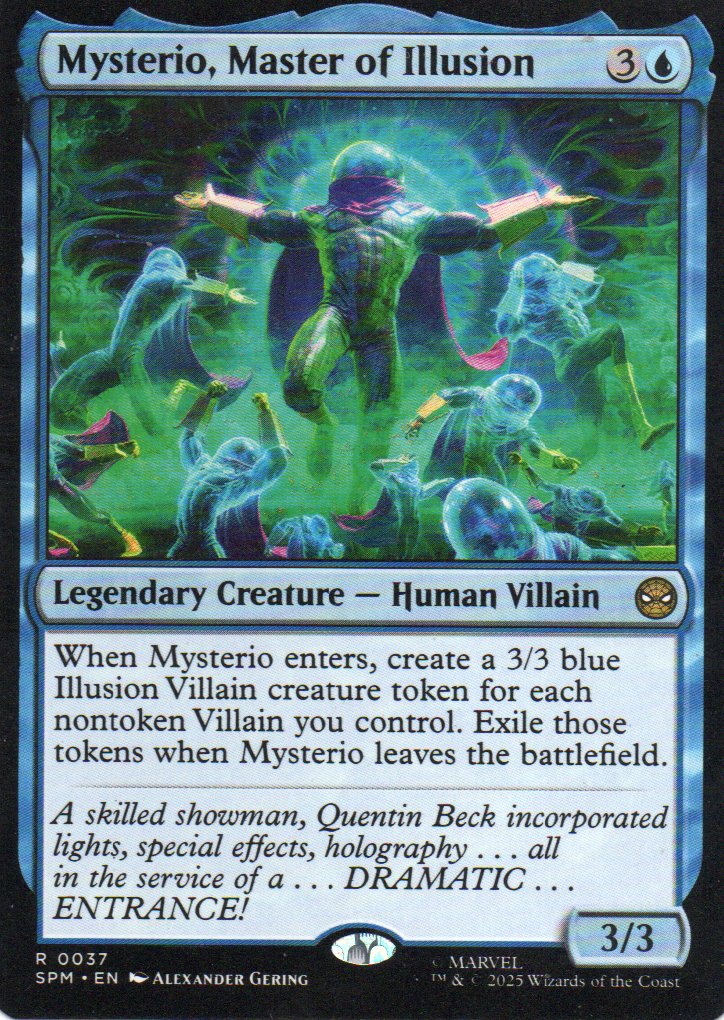 Mysterio, Master of Illusion SPM 037 Rare