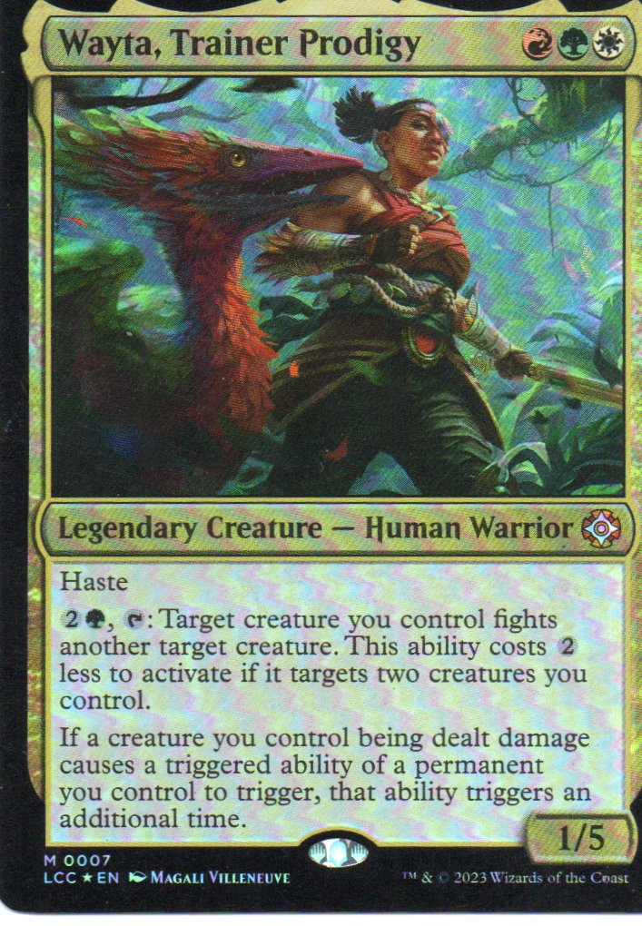 Wayta, Trainer Prodigy LCC 007 Mythic