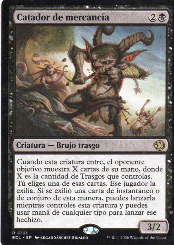Catador de mercancia ECL 121 Rare