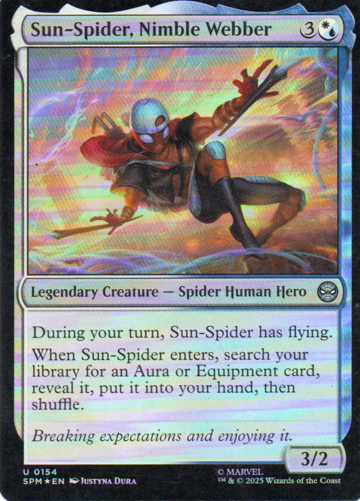 Sun-Spider, Nimble Webber SPM 154 Uncommun Foil