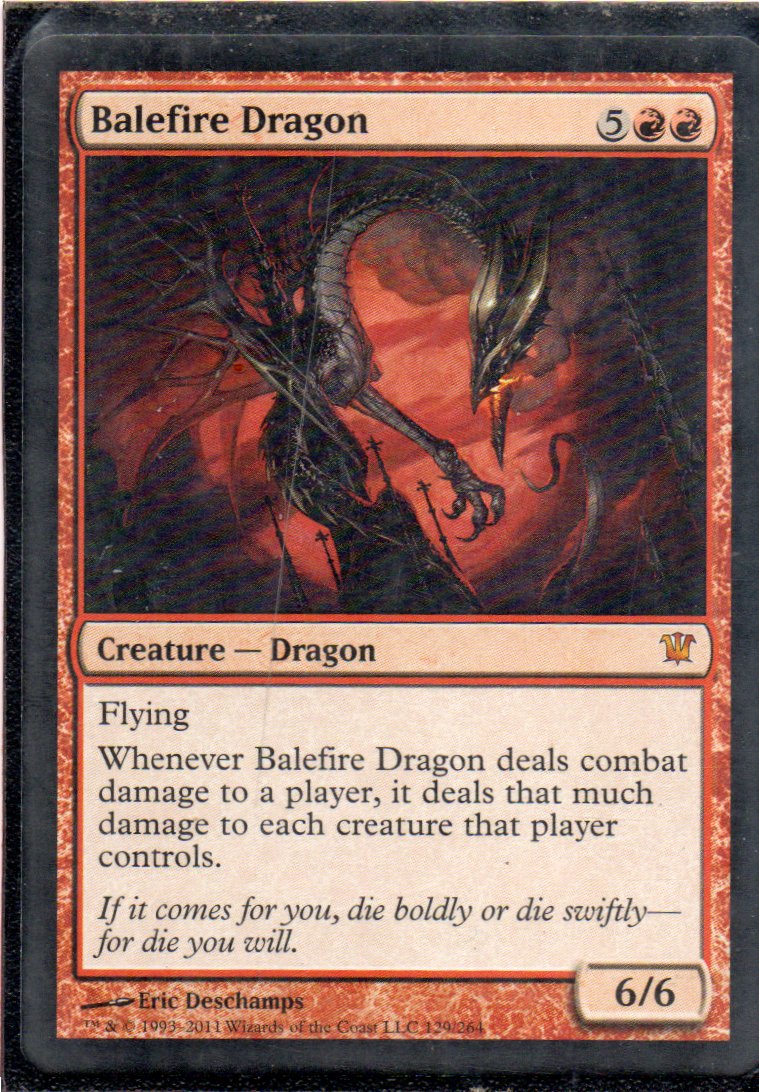 Balefire Dragon 129 Mythic rare