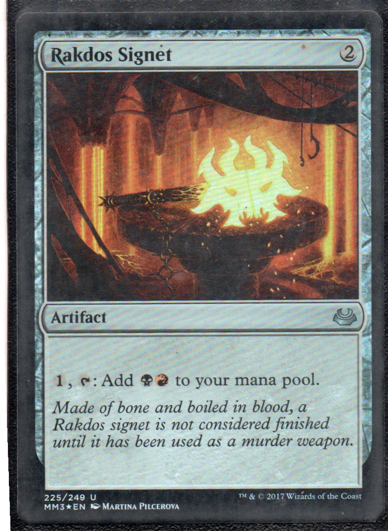 Rakdos Signet MM3 225 Uncommun Foil