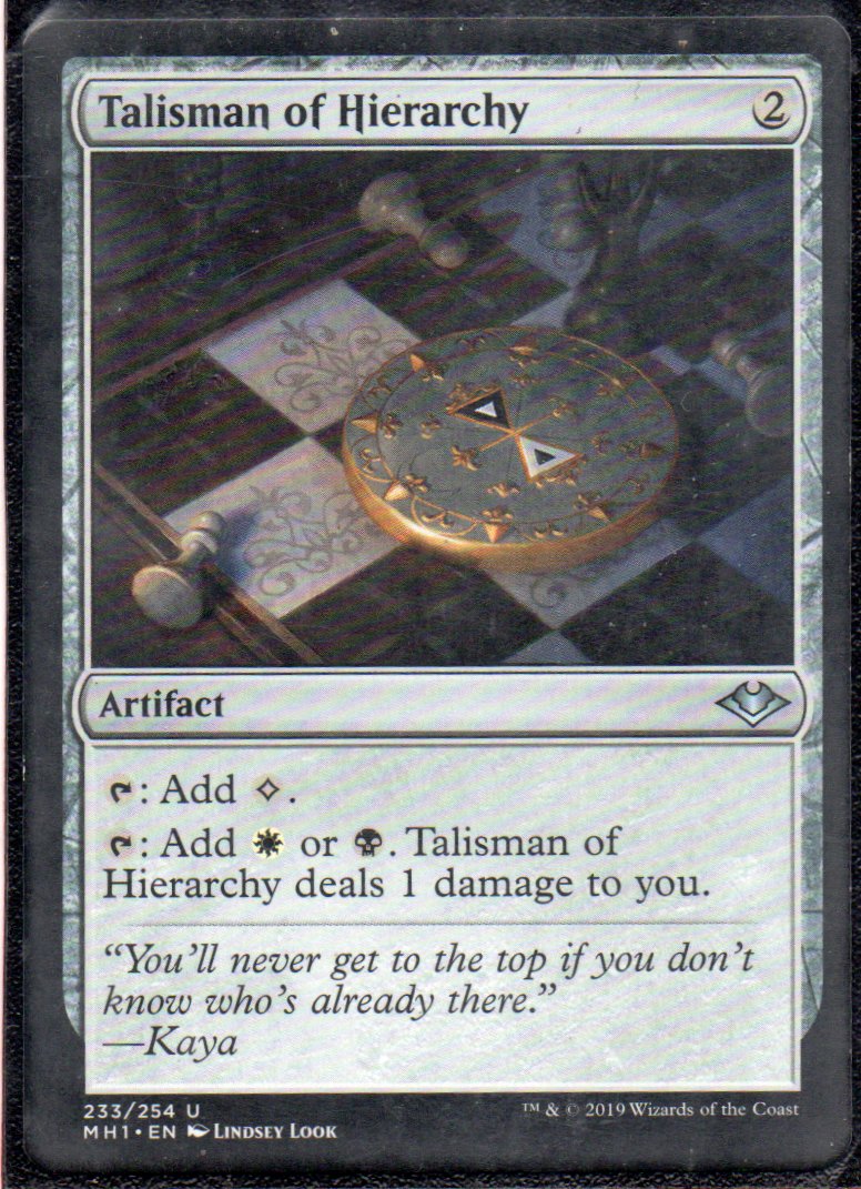 Talisman of Hierarchy MH1 233 Uncommun