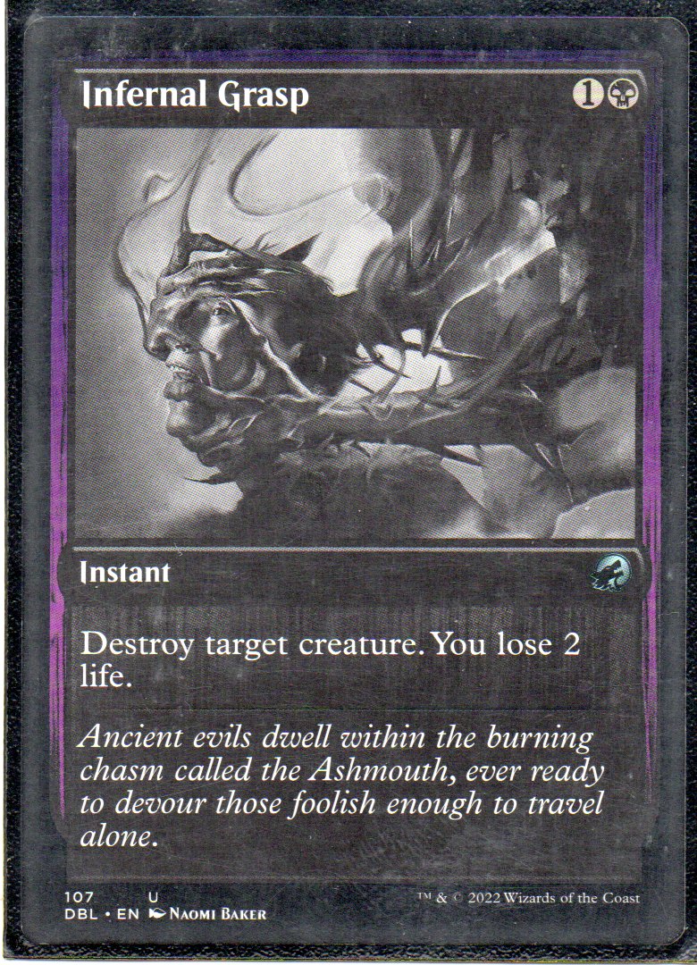 Infernal Grasp DBL 107 Uncommun
