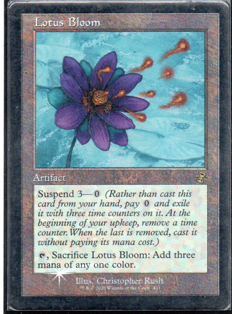 Lotus Bloom 411 Rare Foil