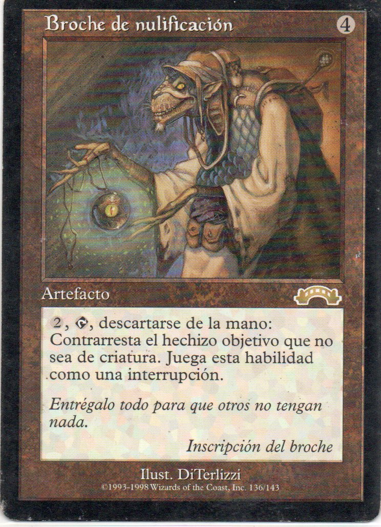 Broche de Nulificacion 136 Rare
