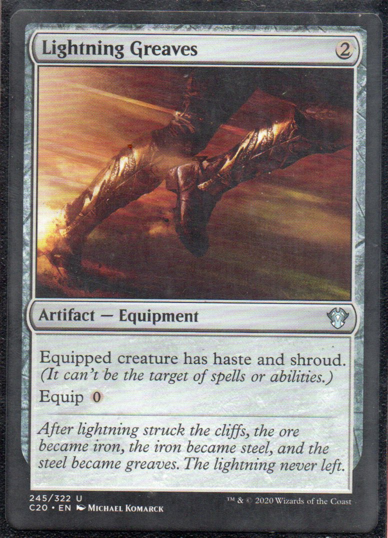 Lightning Greaves C20 245 Uncommun