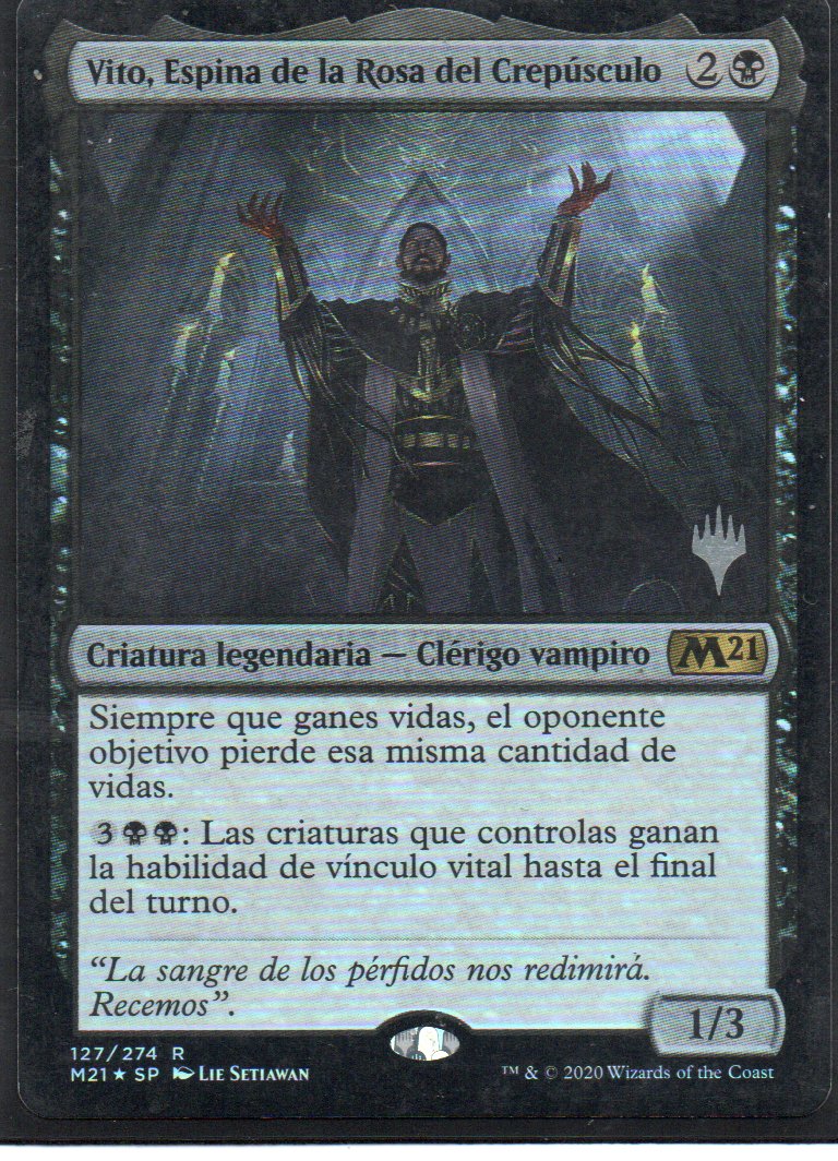 Vito, Espina de la Rosa del Crepusculo M21 127 Rare Foil