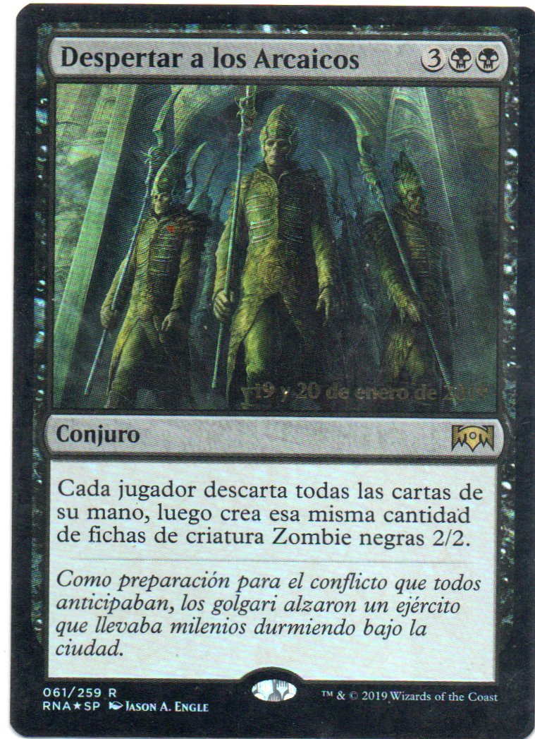 Despertar a los Arcaicos RNA 061 Rare Foil