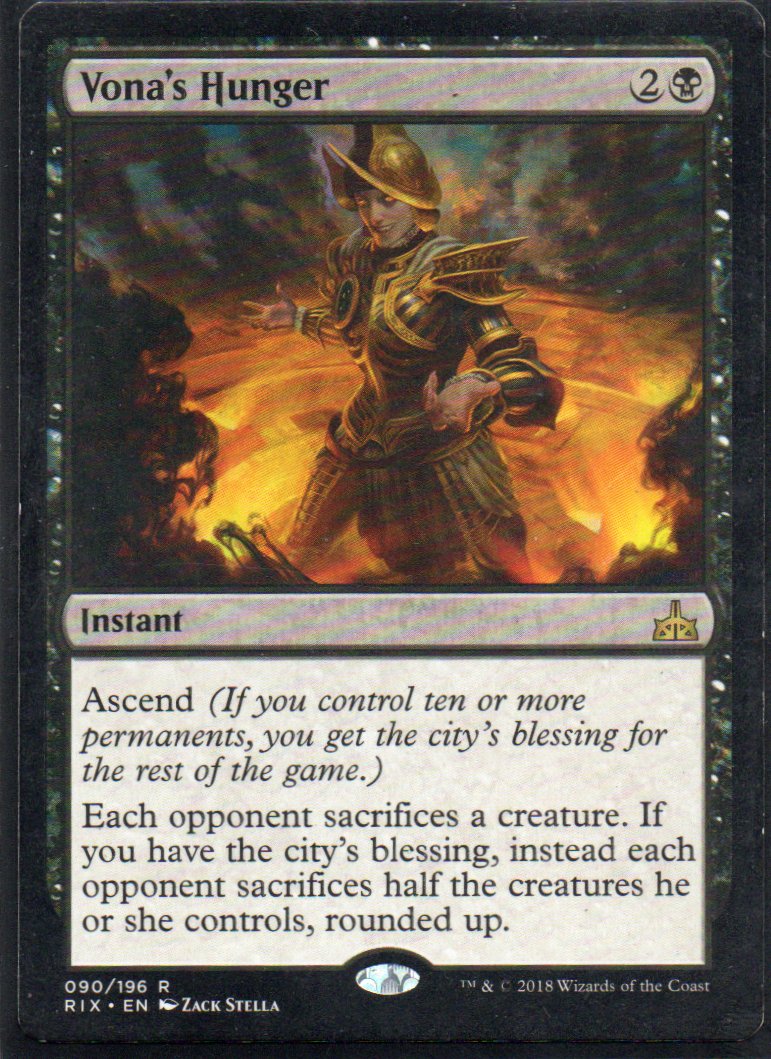 Vona's Hunger RIX 090 Rare