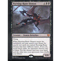 Burning-Rune Demon KHM 081 Mythic rare