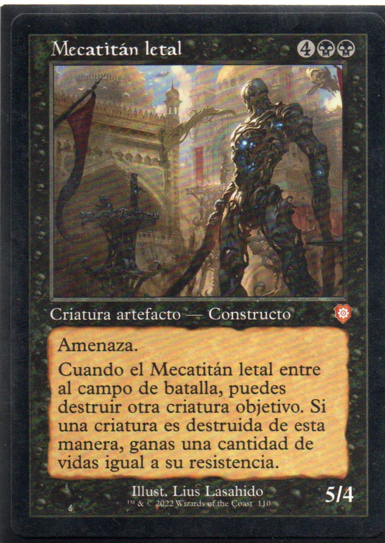 Mecatitan Letal 110 Mythic rare