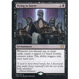 Dying to Serve VOW 109 Rare