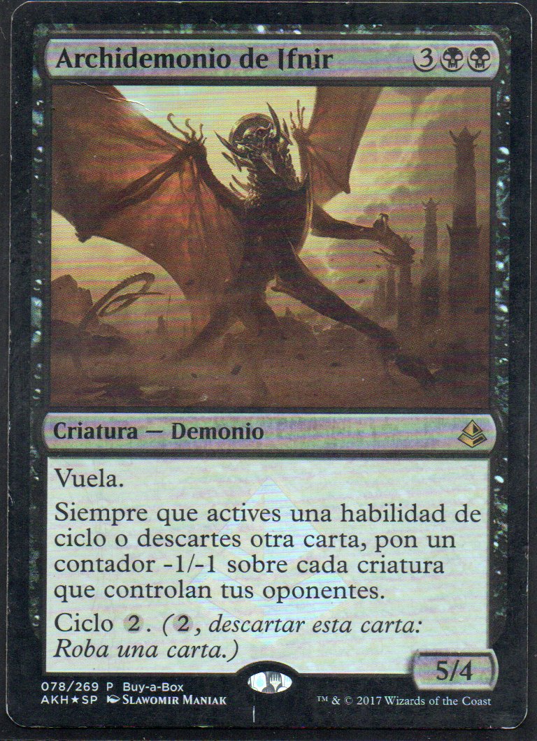 Archidemonio de Ifnir AKH 078 Rare Foil