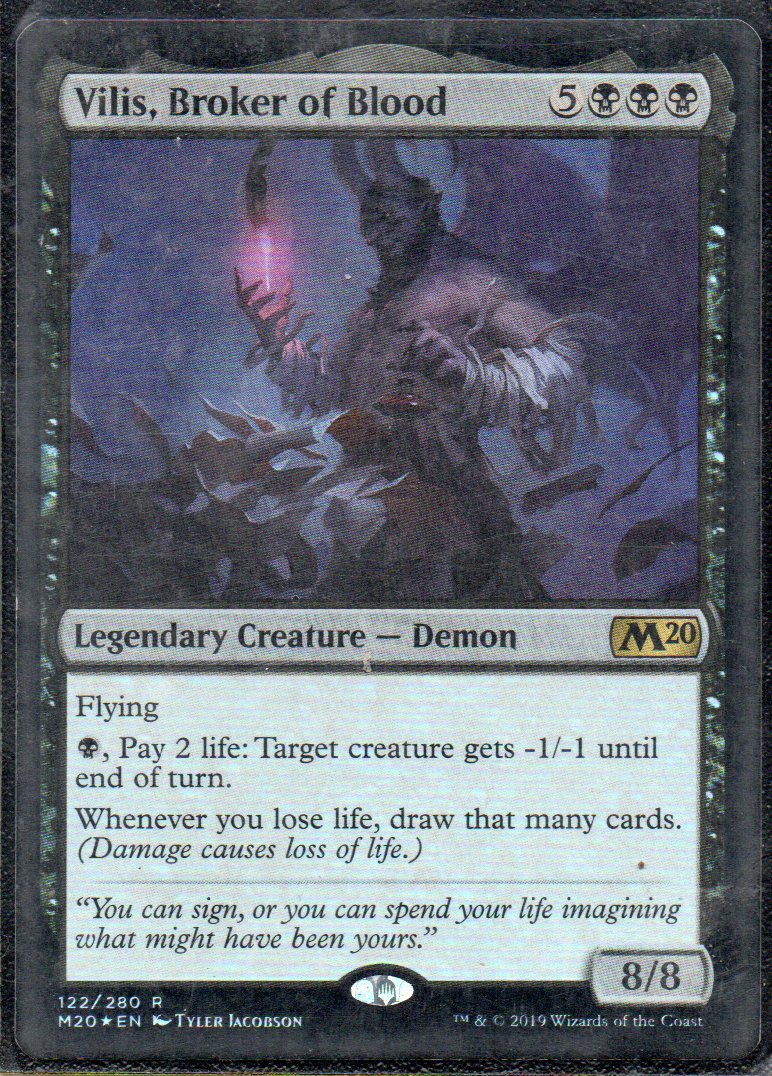 Vilis, Broker of Blood M20 122 Rare Foil