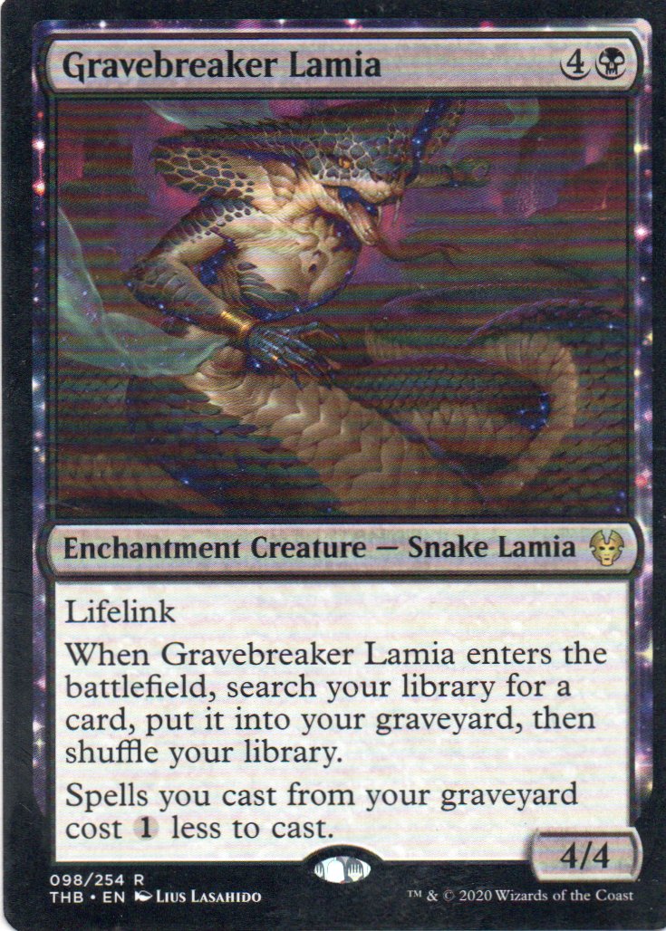 Gravebreaker Lamia THB 098 Rare