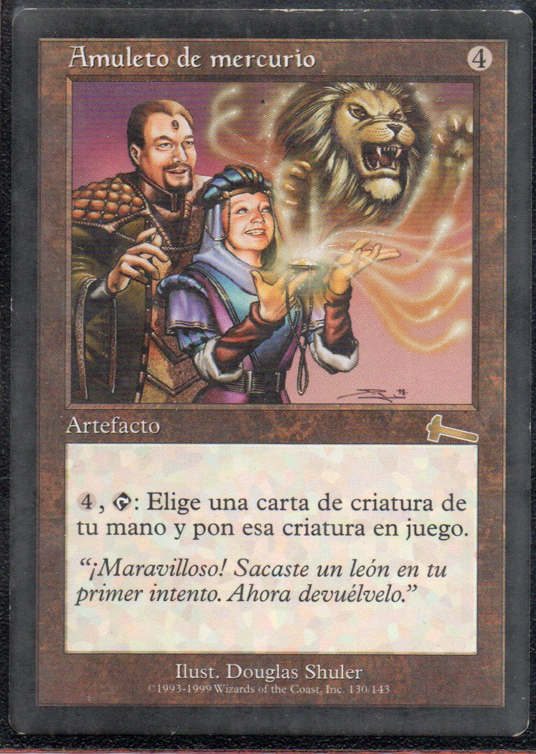 Amuleto de Mercurio 130 Rare