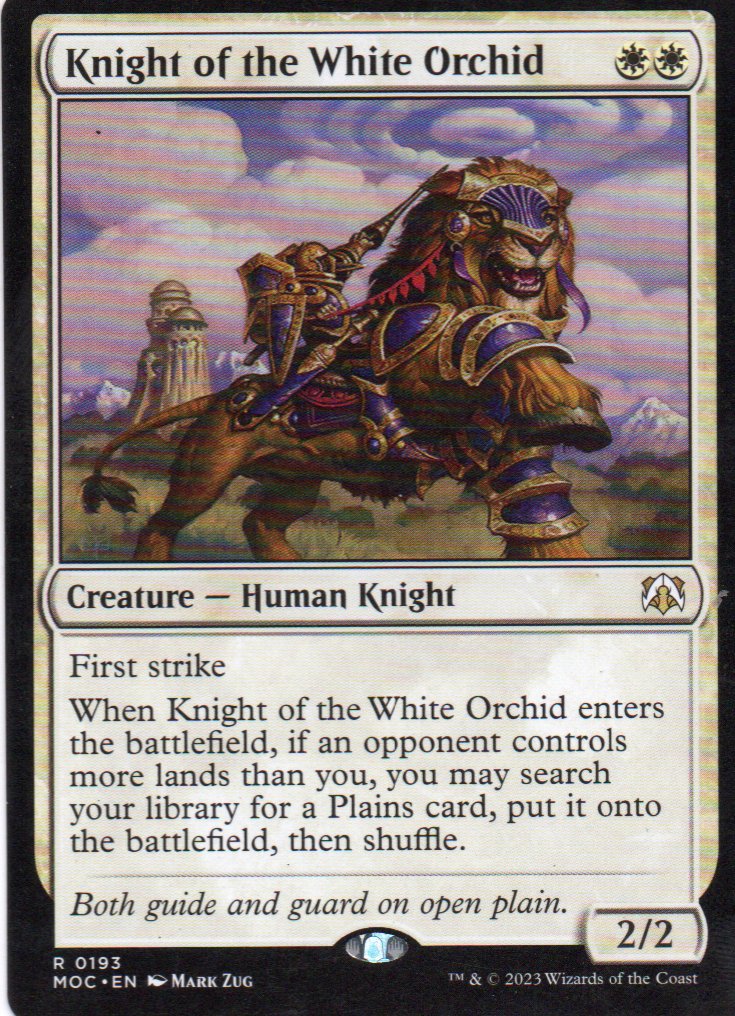 Knight of the White Orchid MOC 193 Rare
