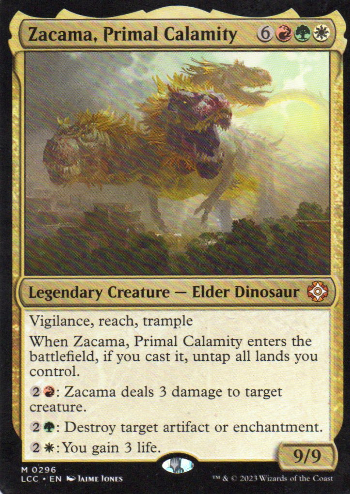 Zacama, Primal Calamity LCC 296 Mythic rare
