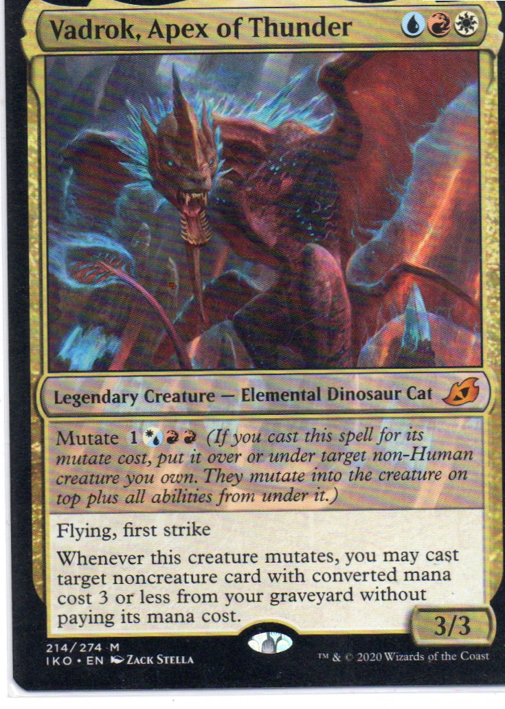 Vadrok, Apex of Thunder IKO 214 Mythic rare