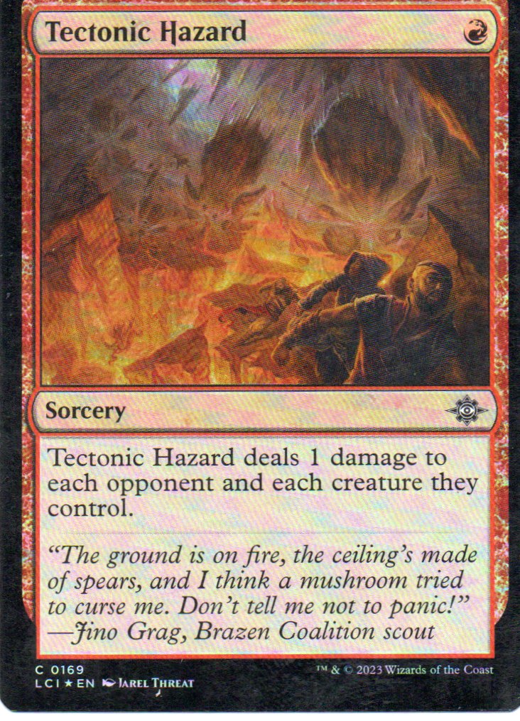 Tectonic Hazard LC1 169 Commun Foil