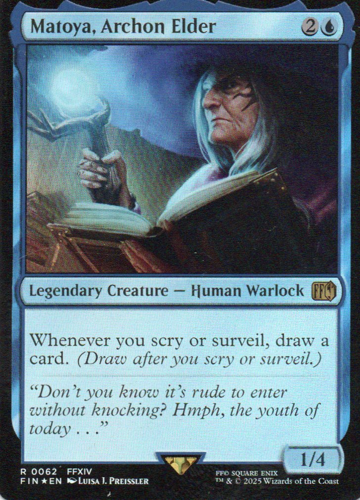 Matoya, Archon Elder FIN 062 Rare Foil