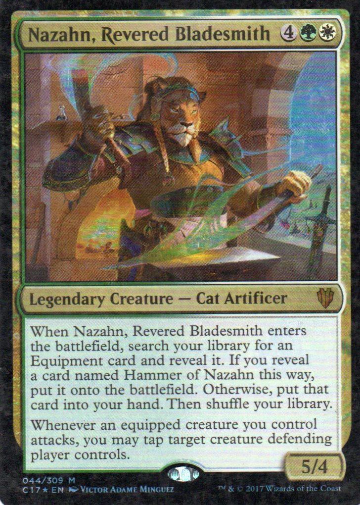 Nazahn, Revered Blasdesmith C17 044 Mythic rare