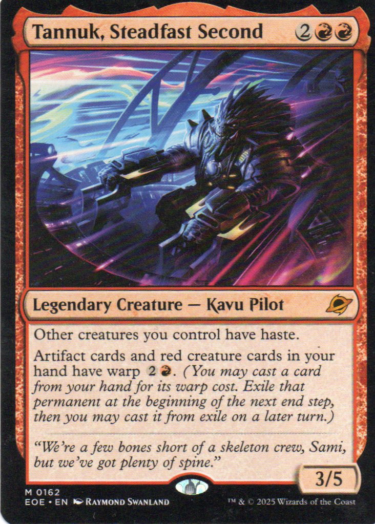 Tannuk. Steadfast Second EOE 162 Mythic rare