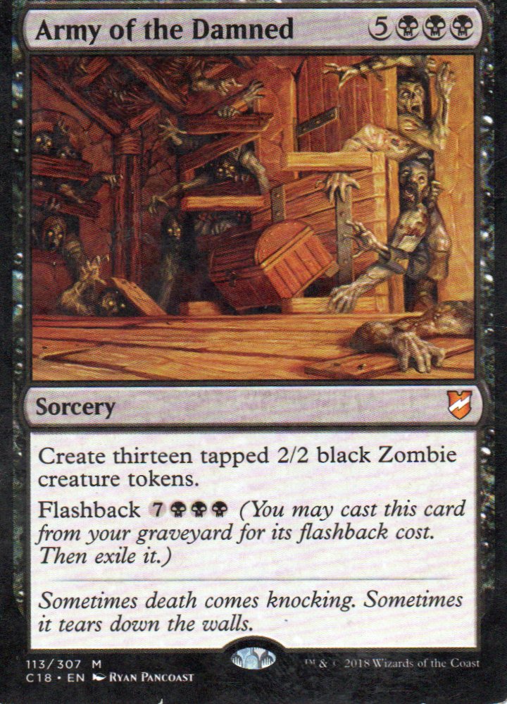 Army of the Damned C18 113 Mythic rare